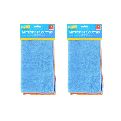 8PK Spiffy 30cm Microfibre Cloths