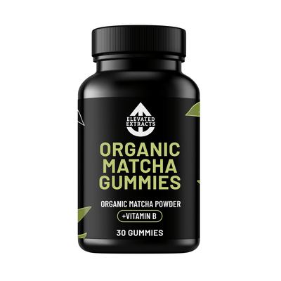 Elevated Extracts Organic Matcha Gummies - 30 Gummies