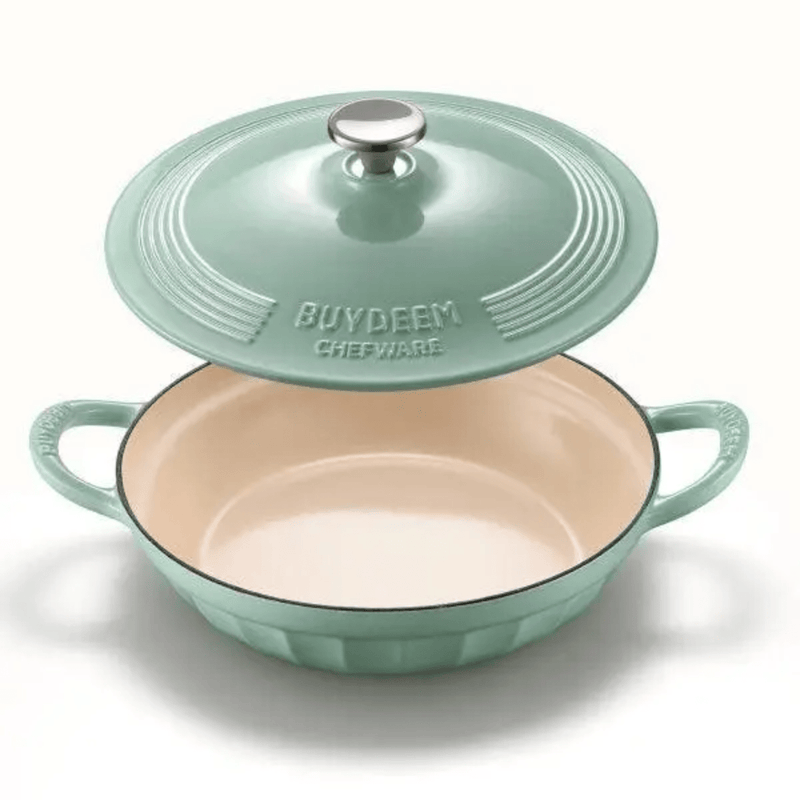 BUYDEEM CP581 Enameled Cast Iron Dutch Oven