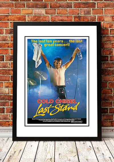 Cold Chisel ‘Last Stand’ Movie Poster 1983- Framed A4