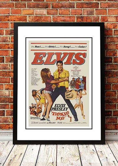 Elvis 'Ticke Me' Framed Movie Poster! - Framed A2