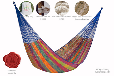 The out and about Mayan Legacy hammock Single Size in Mexicana colour