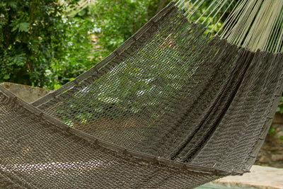 Mayan Legacy King Size Outdoor Cotton Mexican Hammock in Dream Sands Colour