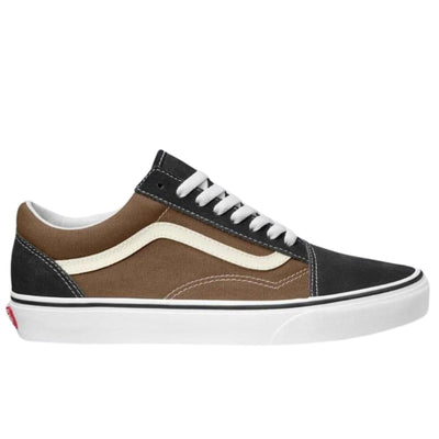 Vans Old Skool Canvas Suede Pop Casual Shoes Sneakers in Brown/Multi