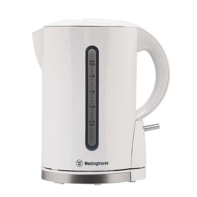 Westinghouse Kettle - White, 1.7L, 1850-2200W, 360 degree Rotational Base