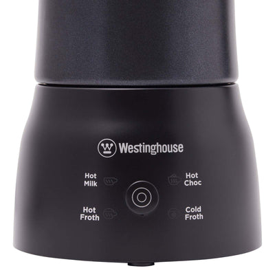 Westinghouse Milk Frother - Black - 250ml Capacity - Induction Tech