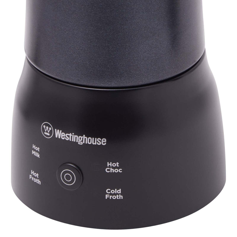 Westinghouse Milk Frother - Black - 250ml Capacity - Induction Tech