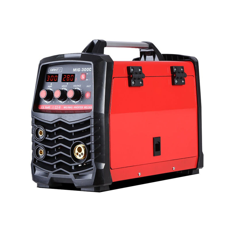 Giantz 300 Amp Inverter Welder DC MIG MMA Gas Gasless Welding Machine Portable