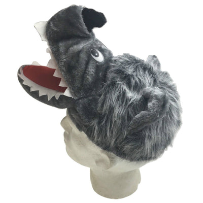 WOLF HAT Funny Party Costume Adult Childrens Animal Fancy Dress Halloween Cap