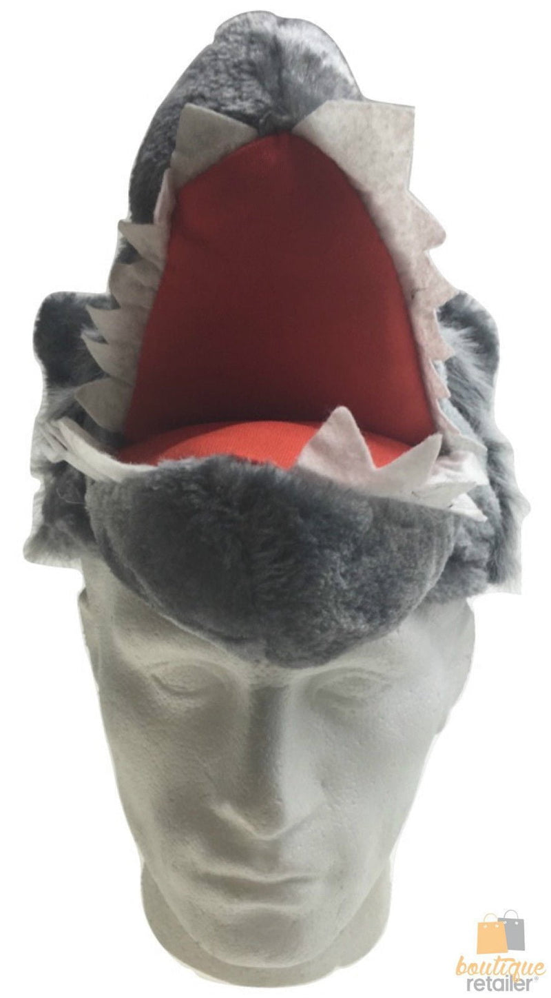 WOLF HAT Funny Party Costume Adult Childrens Animal Fancy Dress Halloween Cap