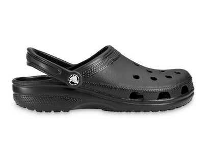 Crocs Classic Clogs Roomy Fit Sandal Clog Sandals Slides Waterproof - Black - Mens US 12/Womens US 14