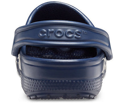 Crocs Classic Clogs Roomy Fit Sandal Clog Sandals Slides Waterproof - Navy - US Men's 10 / Women's 12