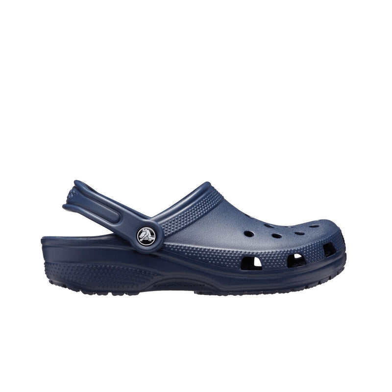 Crocs Classic Clogs Roomy Fit Sandal Clog Sandals Slides Waterproof - Navy - US Men&