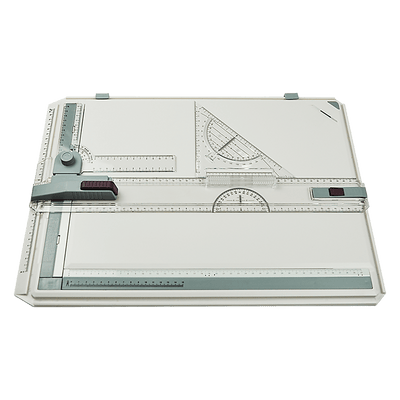 A3 Drawing Board Table with Parallel Motion and Adjustable Angle Drafting Payday Deals