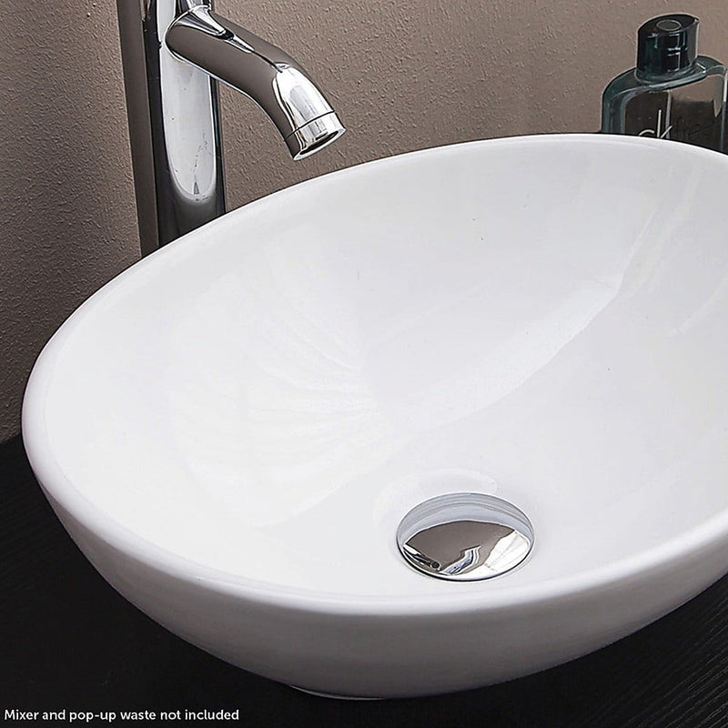 Above Counter Bathroom Vanity Oval Ceramic Basin Payday Deals