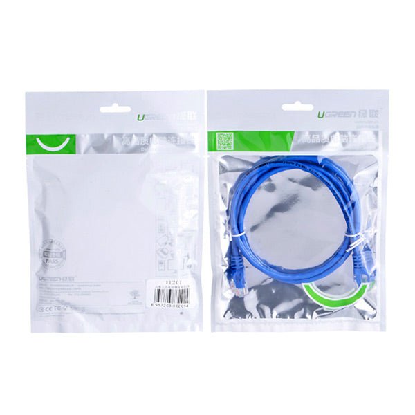 UGREEN Cat6 UTP lan cable blue color 26AWG CCA 20M (11206)