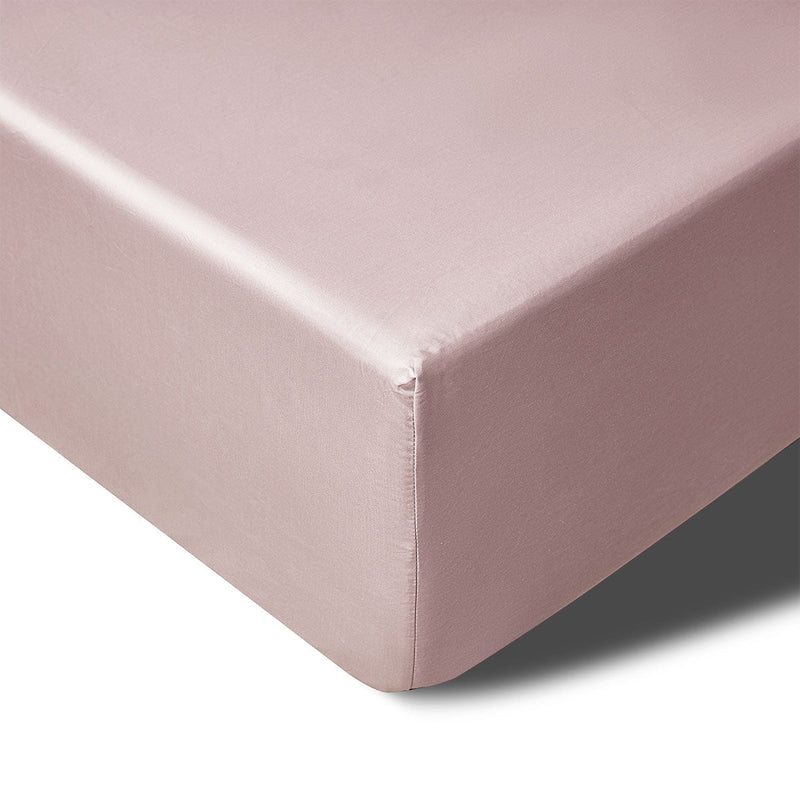 Accessorize 400TC Blush Bamboo Cotton Mega / Super Fitted Sheet 50cm Wall Queen Payday Deals