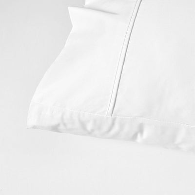 Accessorize 400TC White Bamboo Cotton Sheet Set 40cm Wall King Single Payday Deals