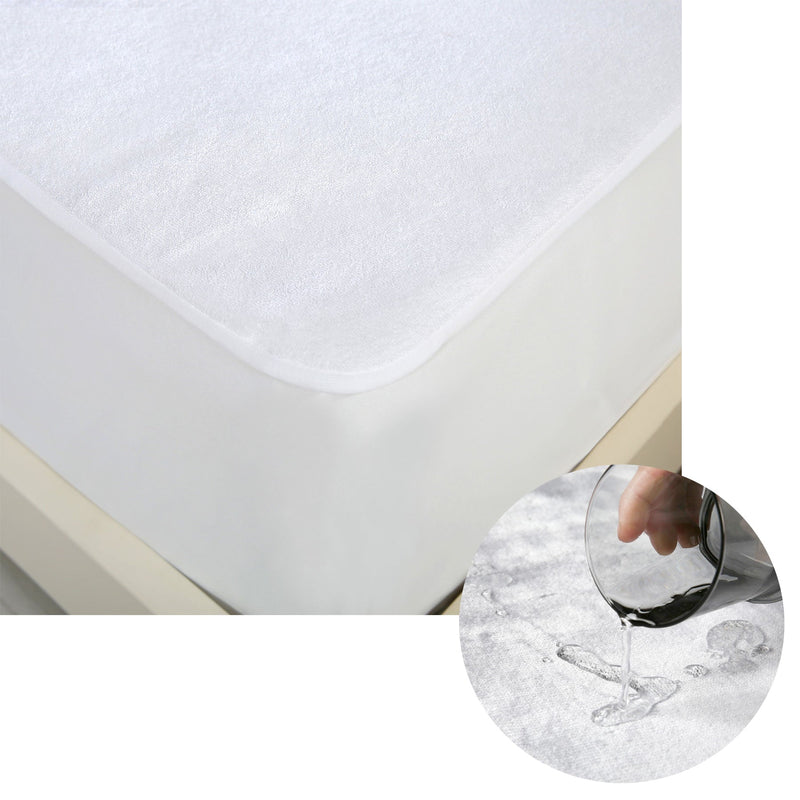 Accessorize Cotton Top Waterproof Mattress Protector Double Payday Deals