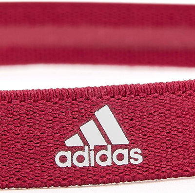 Adidas 3-Pack Sports Hair Bands Taining Stretch Headband - Black/Grey/Burgundy Payday Deals