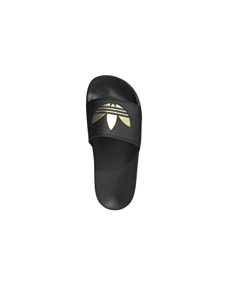 Adidas Black Casual Slides with Gold Accents in Core Black - 8 US Payday Deals
