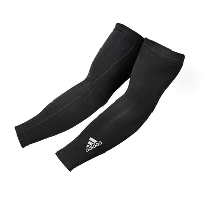 Adidas Compression Arm Sleeves Cover Basketball Sports Elbow Support L/XL Black Payday Deals