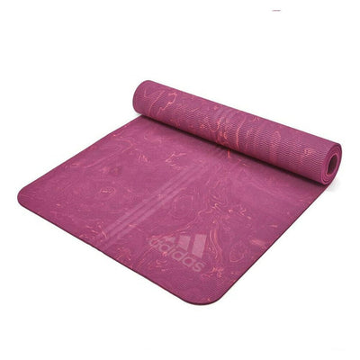 Adidas Premium 5mm Camo Sports Home/Gym Fitness Exercise Yoga Mat Power Berry Payday Deals