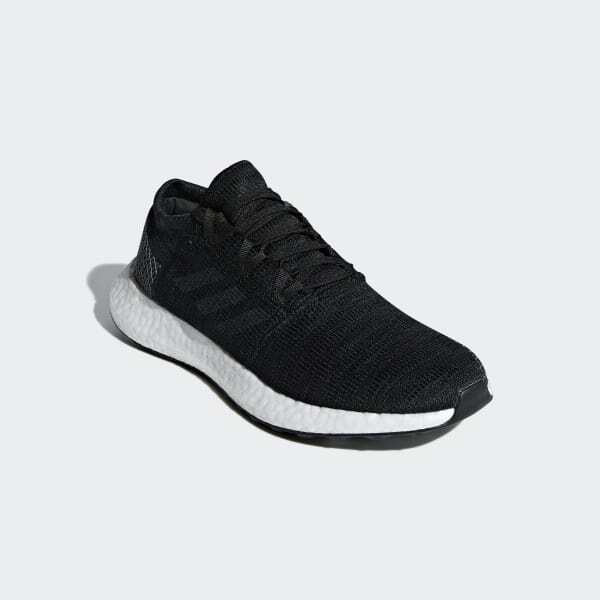 Adidas Pureboost Go Sneakers Shoes Runners Trainers - Black/White Payday Deals