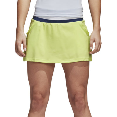 Adidas Womens Skirt Sports Training Slim Fit Tennis Club Climalite - Frozen Yellow Payday Deals