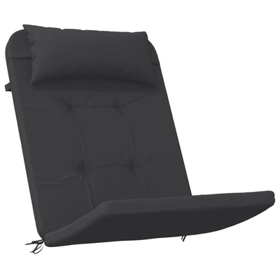 Adirondack Chair Cushions 2 pcs Black Oxford Fabric Payday Deals
