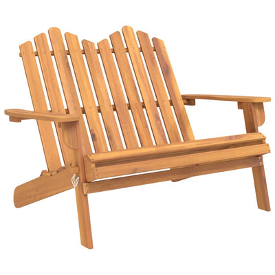 Adirondack Garden Bench 126 cm Solid Wood Acacia Payday Deals