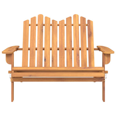 Adirondack Garden Bench 126 cm Solid Wood Acacia Payday Deals