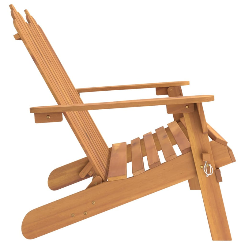 Adirondack Garden Bench 126 cm Solid Wood Acacia Payday Deals