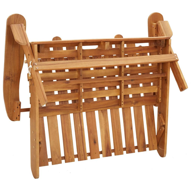 Adirondack Garden Bench 126 cm Solid Wood Acacia Payday Deals
