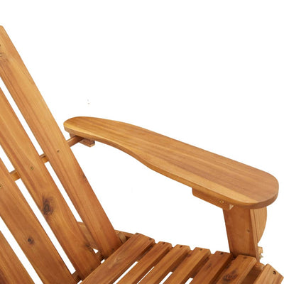 Adirondack Garden Bench 126 cm Solid Wood Acacia Payday Deals