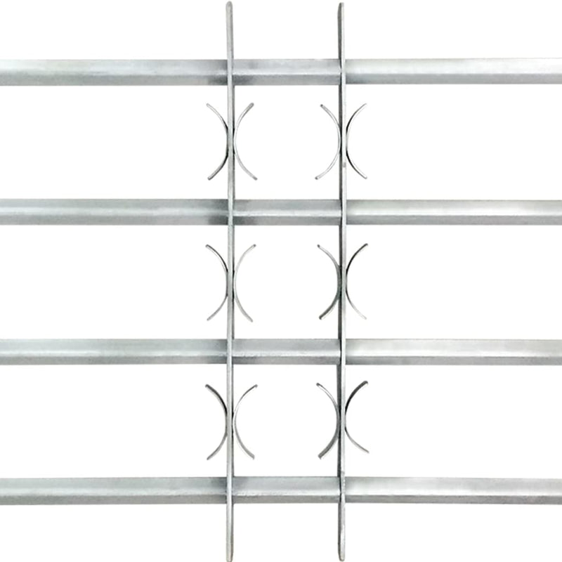 Adjustable Security Grille for Windows with 4 Crossbars 700-1050 mm Payday Deals