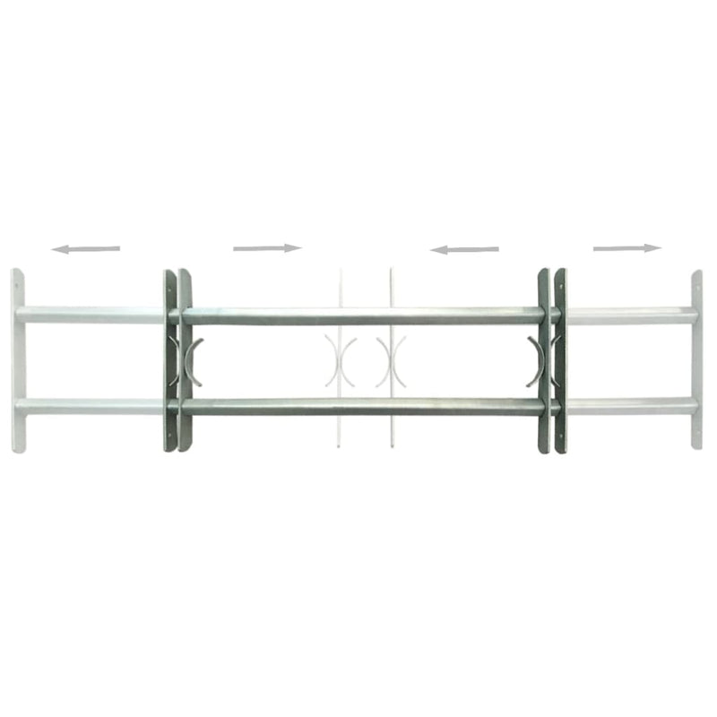 Adjustable Security Grilles for Windows 2 pcs 700-1050 mm Payday Deals