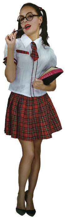 Adult School Girl Costume Cosplay Student Uniform Role Play Party Womens Payday Deals