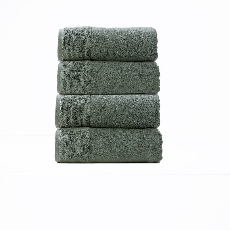 Aireys 650 GSM Zero Twist 4 Piece Agave Bath Towel by Renee Taylor Payday Deals