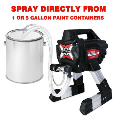 Airless Paint Sprayer 1200W Electric Spray Gun Painting Machine DIY Home Payday Deals