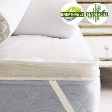 airmax bamboo mattress topper 1000gsm double Payday Deals