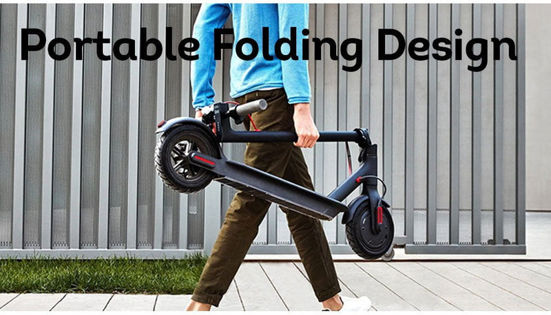 AKEZ M365 Electric Scooter Foldable Motorised Scooter Honeycomb Tires with shock Absorber Black A11E Payday Deals