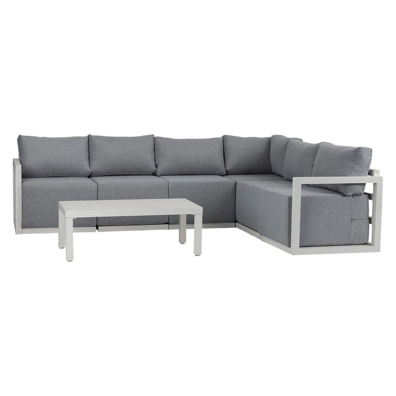 Alfresco Contemporary All-Weather Lounge Set – Charcoal Grey Payday Deals