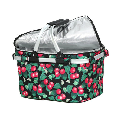 Alfresco Folding Picnic Bag Basket Cooler Hamper Camping Hiking Insulated Lunch Payday Deals