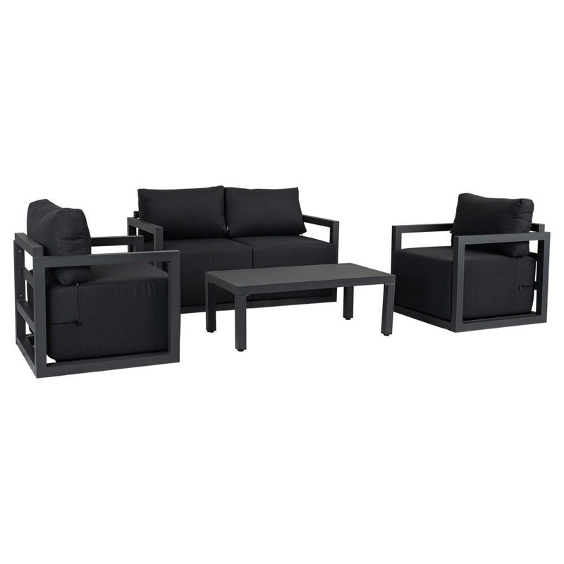 Alfresco Serenity Outdoor Lounge Set – Charcoal Grey Payday Deals