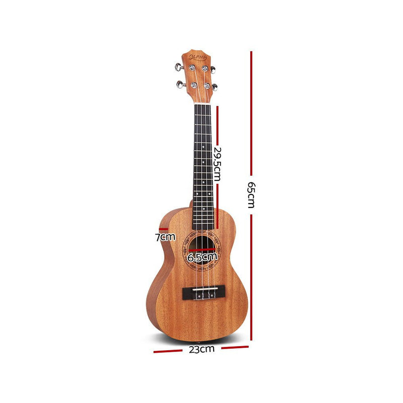 ALPHA 26 Inch Tenor Ukulele Mahogany Ukeleles Uke Hawaii Guitar Payday Deals