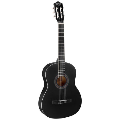 Alpha 39 Inch Classical Guitar Wooden Body Nylon String Beginner Gift Black Payday Deals