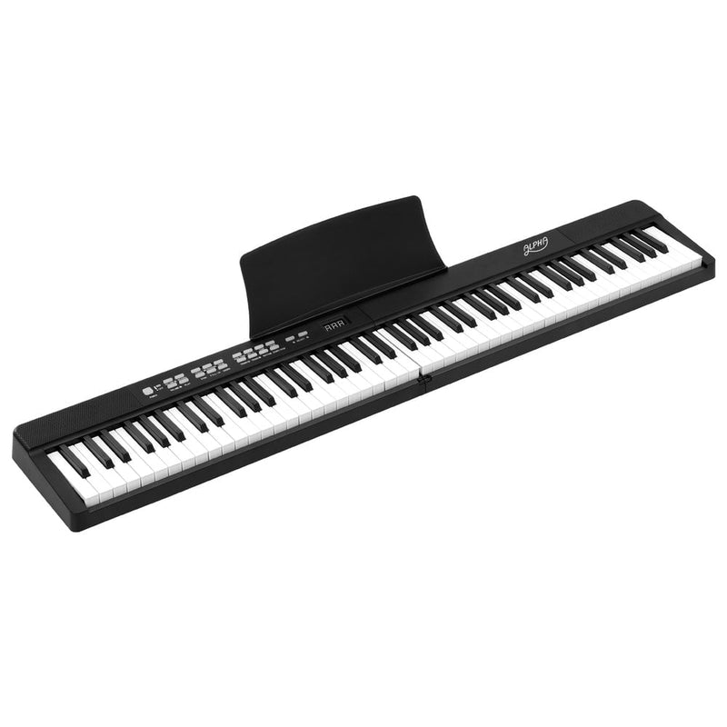 Alpha 88 Keys Foldable Electronic Piano Keyboard Digital Electric w/ Carry Bag Payday Deals