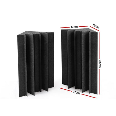 Alpha Acoustic Foam 60pcs Corner Bass Trap Sound Absorption Payday Deals