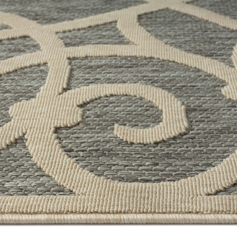 Alpha Outdoor Rug - Grey - 120x170 Payday Deals